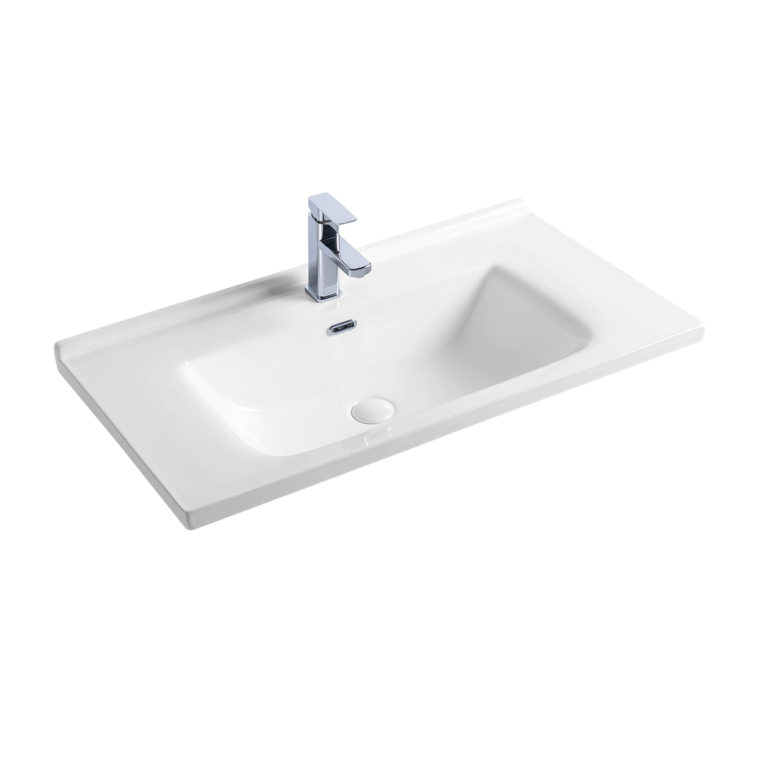 contemporary bathroom sink 35 inches bathroom vanity with ceramic sink in rectangle 91 cm porcelain inset basin